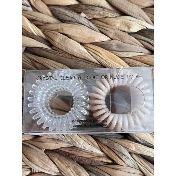 invisibobble The Traceless Hair Ring 3 nude / 3 clear NEW - Picture 4 of 6